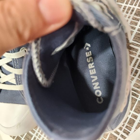 😍EUC Converse Chuck Taylor All Star High Top Lugged Lace Up Sneakers, Navy Blue - Picture 12 of 15